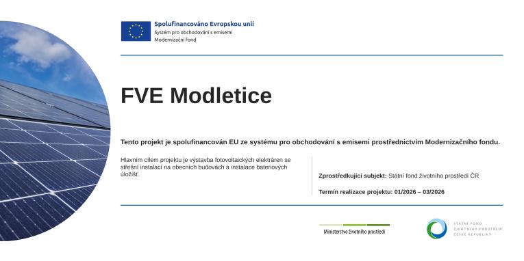FVE Modletice -  publicita
